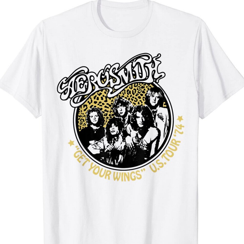 Hot Aerosmith Logo T-shirt Short Sleeve Unisex S-234xl T-shirt Thaebs231
